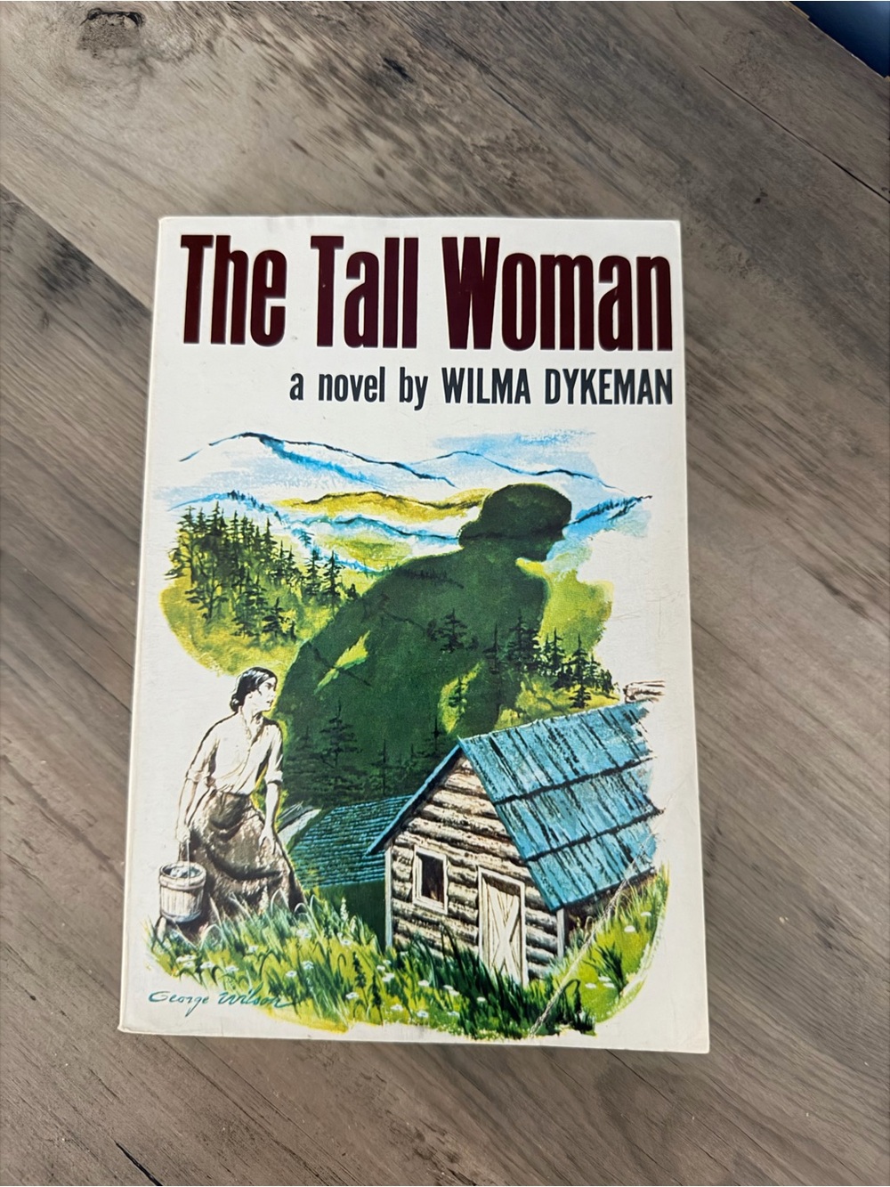 The Tall Woman by Wilma Dykeman - Illustrated Paperback, White & Green Cover